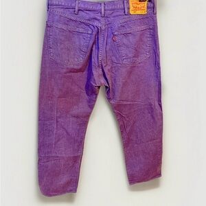 Vintage Levi's Men's 501 OriginaL Jeans Color Purple Straight Leg 40x32 NWOT